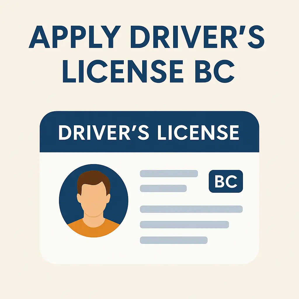 Apply driver’s license BC